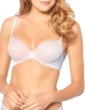 Triumph Lace Spotlight Wired Padded Bra in White