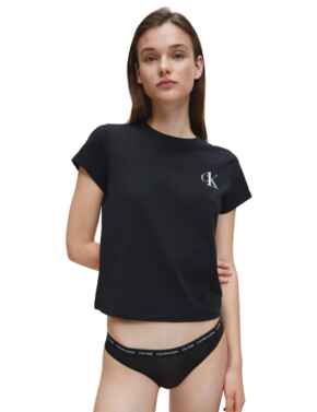 Calvin Klein CK One Lounge Crew Neck T-Shirt in Black