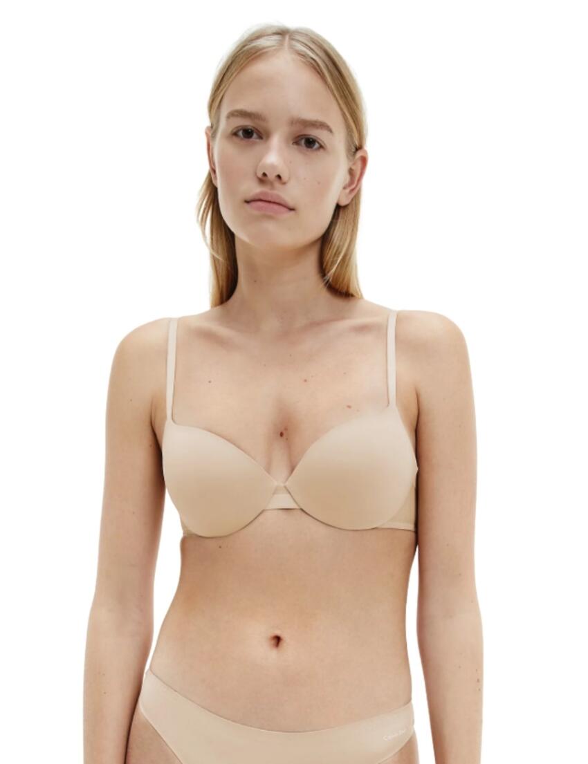 Calvin Klein CK Sculpted T-Shirt Bra in Bare