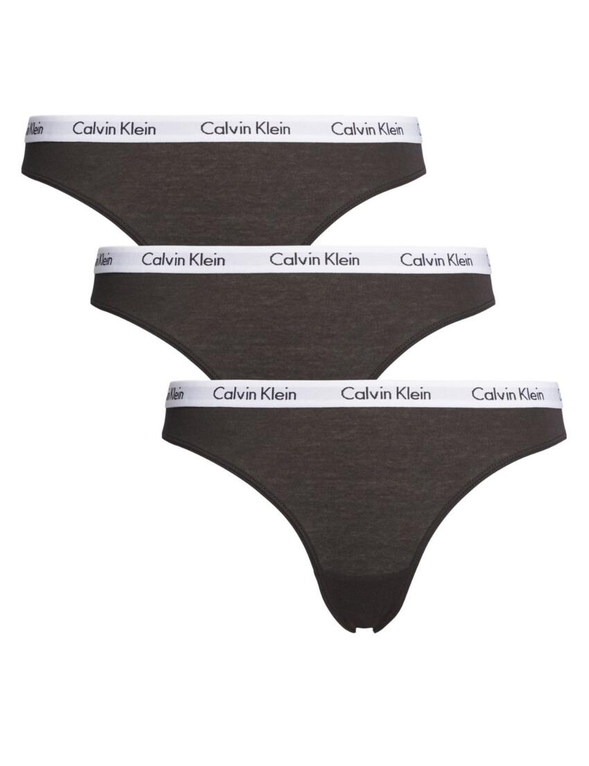 000QD3588E Calvin Klein Carousel Bikini Brief 3 Pack - QD3588E Black