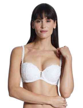 Aubade Pour Toujours Comfort Moulded Bandeau Bra in Opale