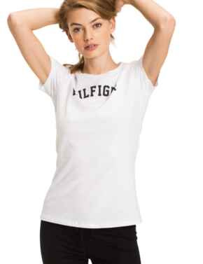 Tommy Hilfiger Iconic Logo T-Shirt in White