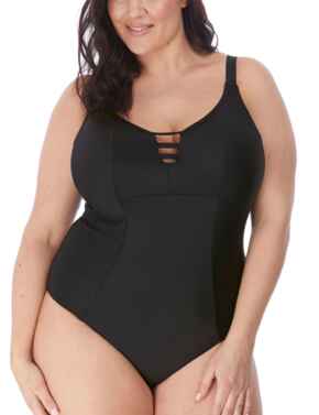 Elomi Magnetic Moulded Swimsuit Black 