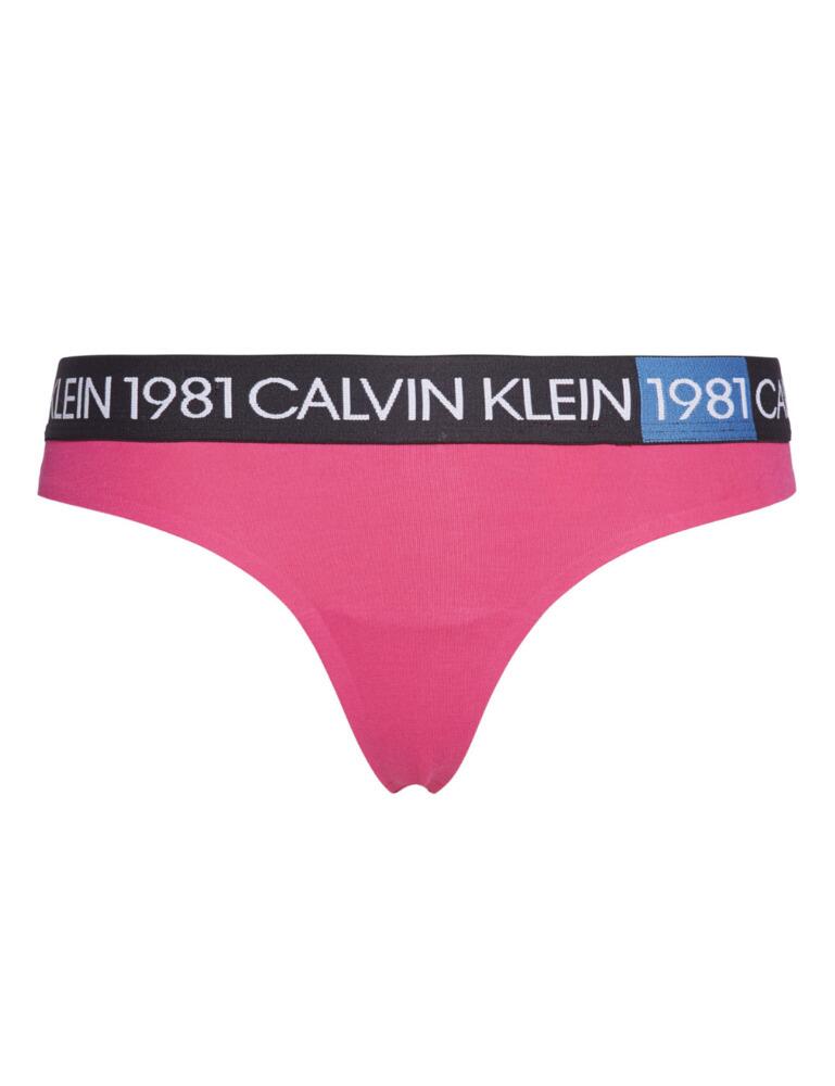 000QF5448E Calvin Klein 1981 Thong - QF5448E Quiver  