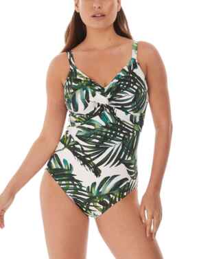 Fantasie Palm Valley Twist Front Swimsuit Fern