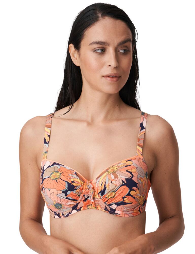 4007516 Prima Donna Swim Melanesia Balcony Bikini Top  - 4007516 Coral Flower