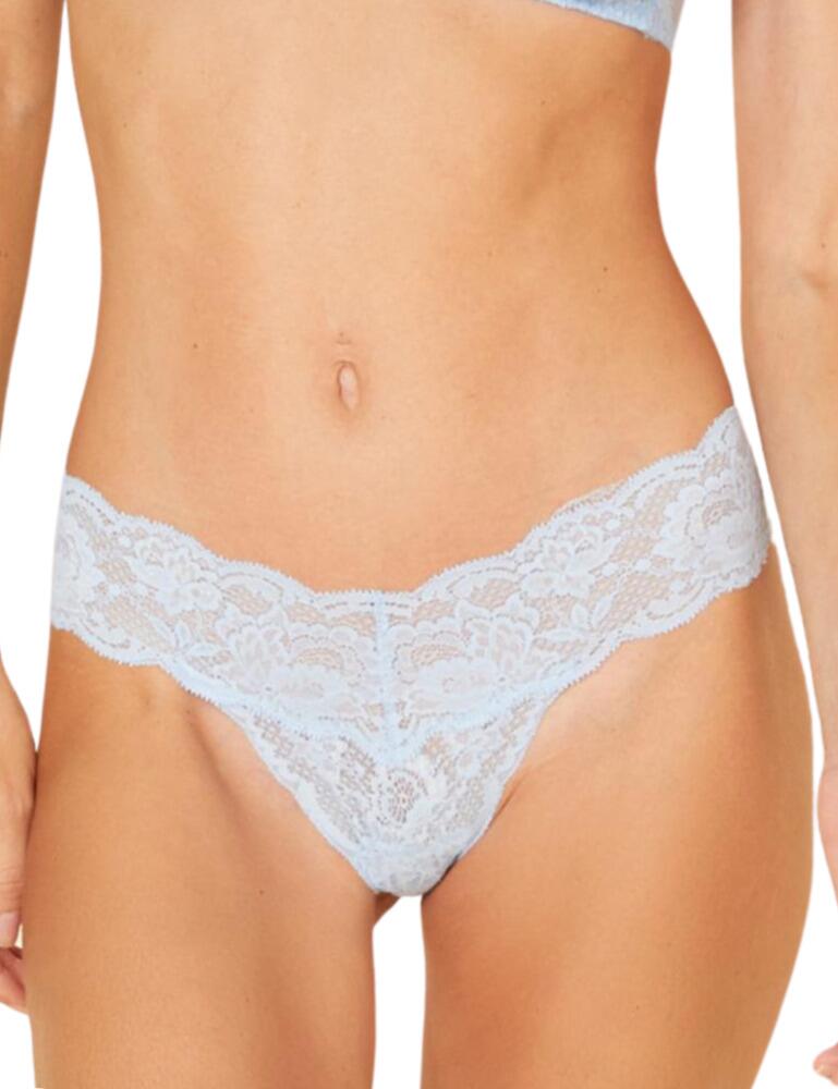 Cosabella Never Say Never Low Rise Thong in Sorrento Blue