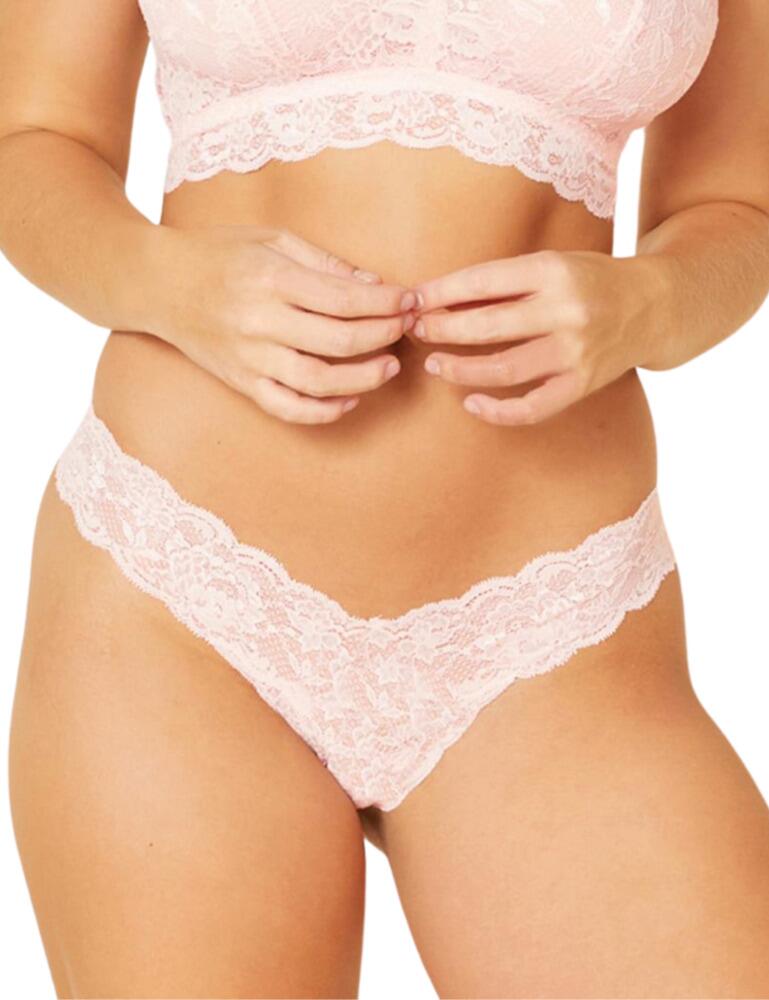 Cosabella Never Say Never Low Rise Thong in Pink Lilly