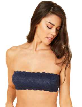 Cosabella Never Say Never Bandeau Bra Navy Blue