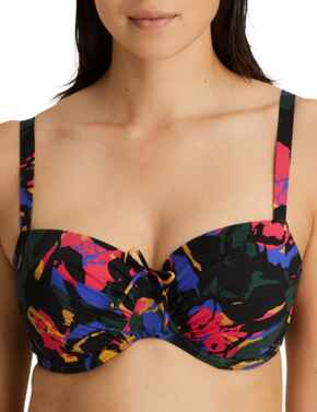 4007016 Prima Donna Swim Oasis Balcony Bikini Top - 4007016 Black Cactus