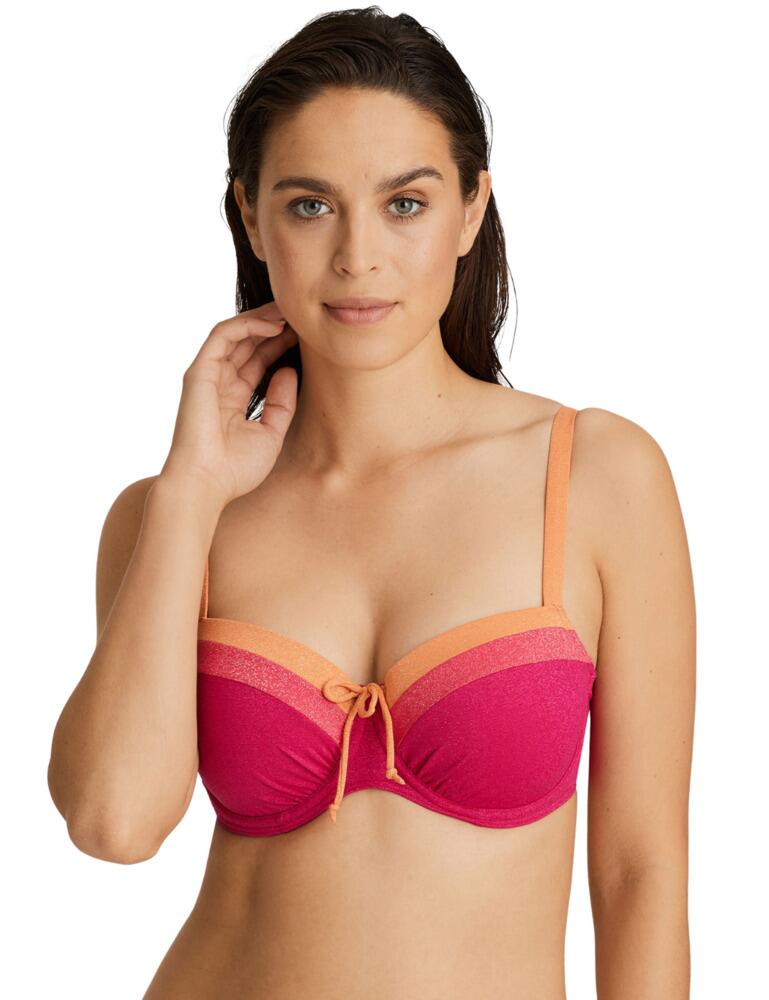 4006816 Prima Donna Swim Tanger Padded Bikini Top  - 4006816 Pink Sunset 