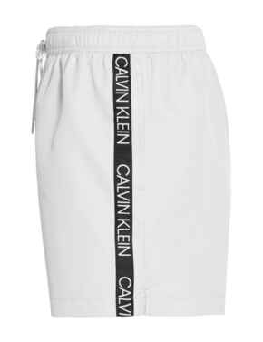 Calvin Klein Core Logo Mens Drawstring Trunks PVH Classic White 