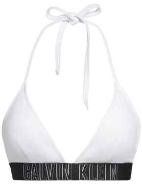 Calvin Klein Intense Power Triangle Bikini Top PVH White