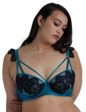 Playful Promises Anneliese Balcony Bra Teal 