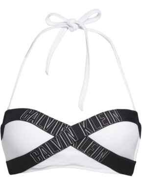 Calvin Klein Intense Power Bandeau Bikini Top in PVH White