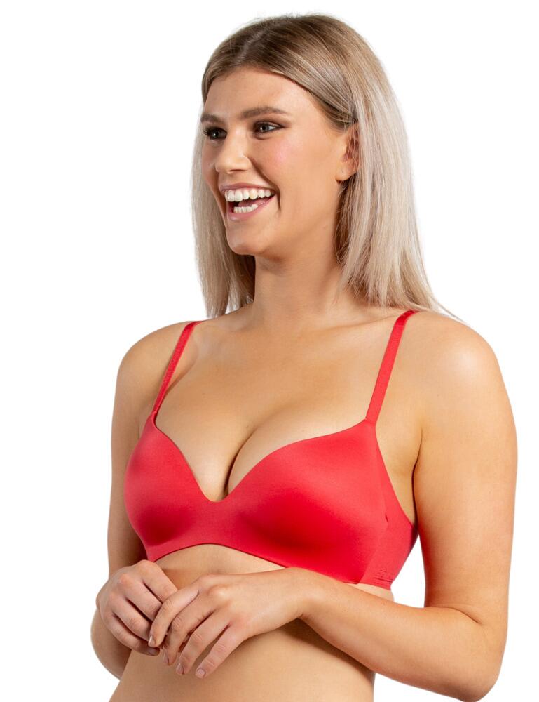 1010-910 Royal Lounge Intimates Royal Delite Non-Wired Padded Bra - 1010-910 Scarlet Red