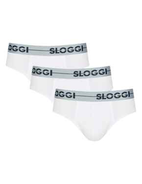 Sloggi Men Go Mini Brief 3 Pack in White