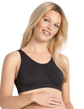 Anita Maternity Seamless Wireless Pregnancy Bustier Black 