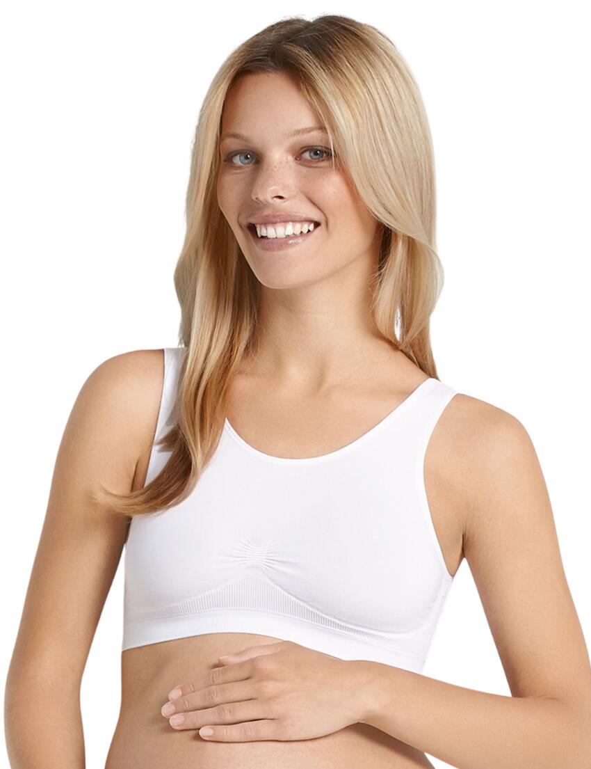  Anita Maternity Seamless Wireless Pregnancy Bustier White 