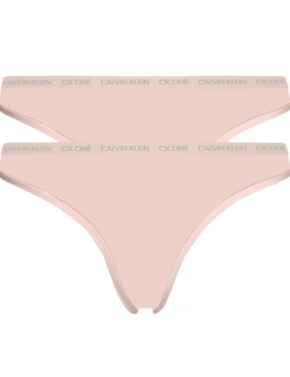 Calvin Klein CK One Cotton Plus Size Thongs (2PK) Beechwood