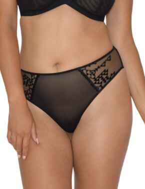 Curvy Kate Centre Stage Deep Thong Black
