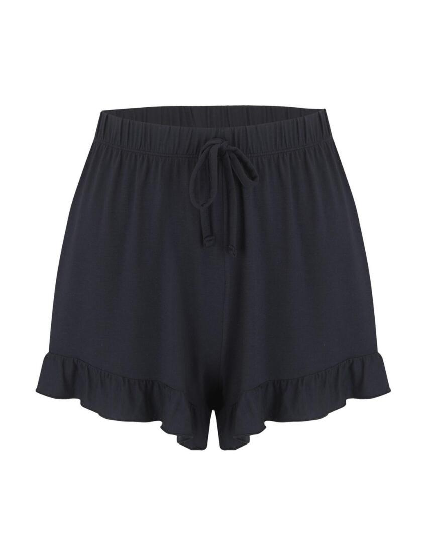 7680 Pour Moi Sofia Love Frill Jersey Shorts - 7680 Black