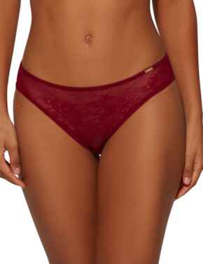 Gossard Glossies Lace Brief Bordeaux