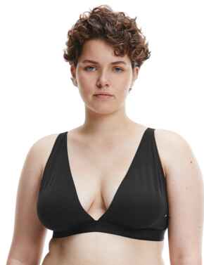 Tommy Hilfiger TH Seacell Triangle Bralette Curve Black