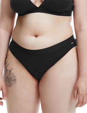 Tommy Hilfiger TH Seacell Thong Curve Black