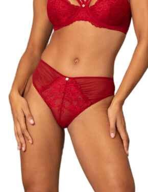 Contradiction by Pour Moi Statement Midi Brief Red