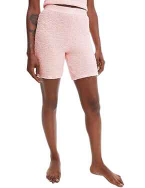 Calvin Klein CK One Plush Sleep Short Loungewear Barley Pink