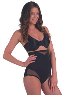 Miraclesuit Sexy Sheer High Waist Brief Black
