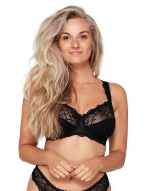 Lingadore Basic Collection Full Coverage Lace Bra Black