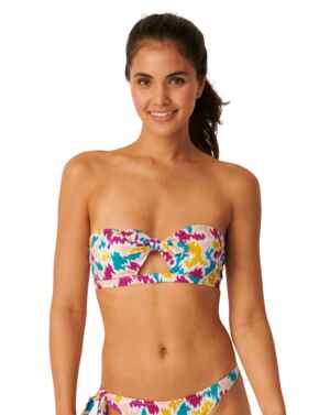 Sloggi Shore Fancy Guppy Bandeau Bikini Top Multi-Colour
