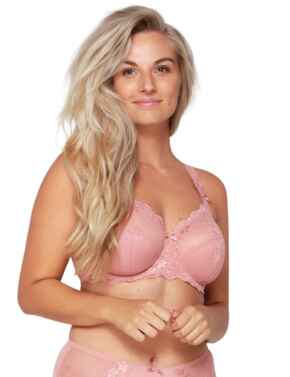 Lingadore Basic Collection Full Coverage Lace Bra - Antique Rose