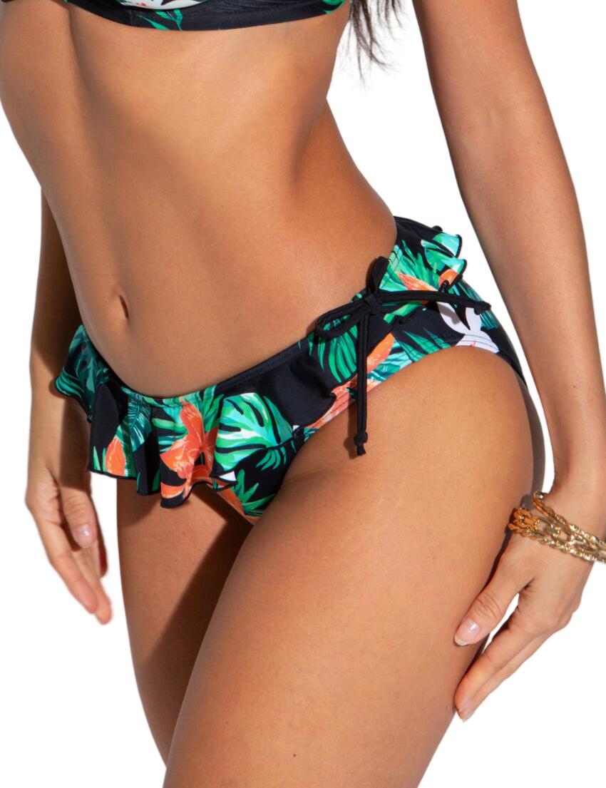 Pour Moi Miami Brights Frill Brief Tropical