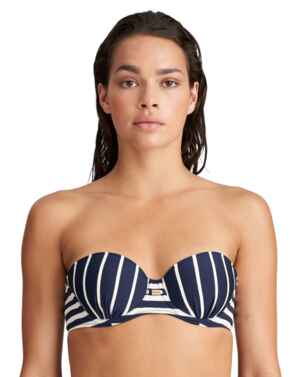 Marie Jo Cadiz Padded Strapless Bikini Top Water Blue 