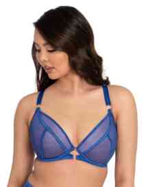 Scantilly by Curvy Kate Exposed Plunge Bra Ultraviolet
