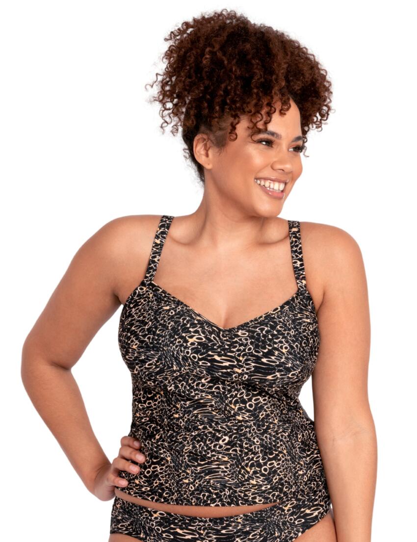 Curvy Kate Eclipso Plunge Tankini Top - Belle Lingerie