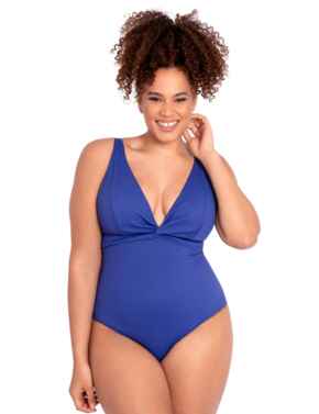 Curvy Kate Twist & Shout Non Wired Swimsuit Ultraviolet