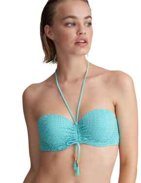 Marie Jo Julia Strapless Padded Bikini Top Aruba Blue