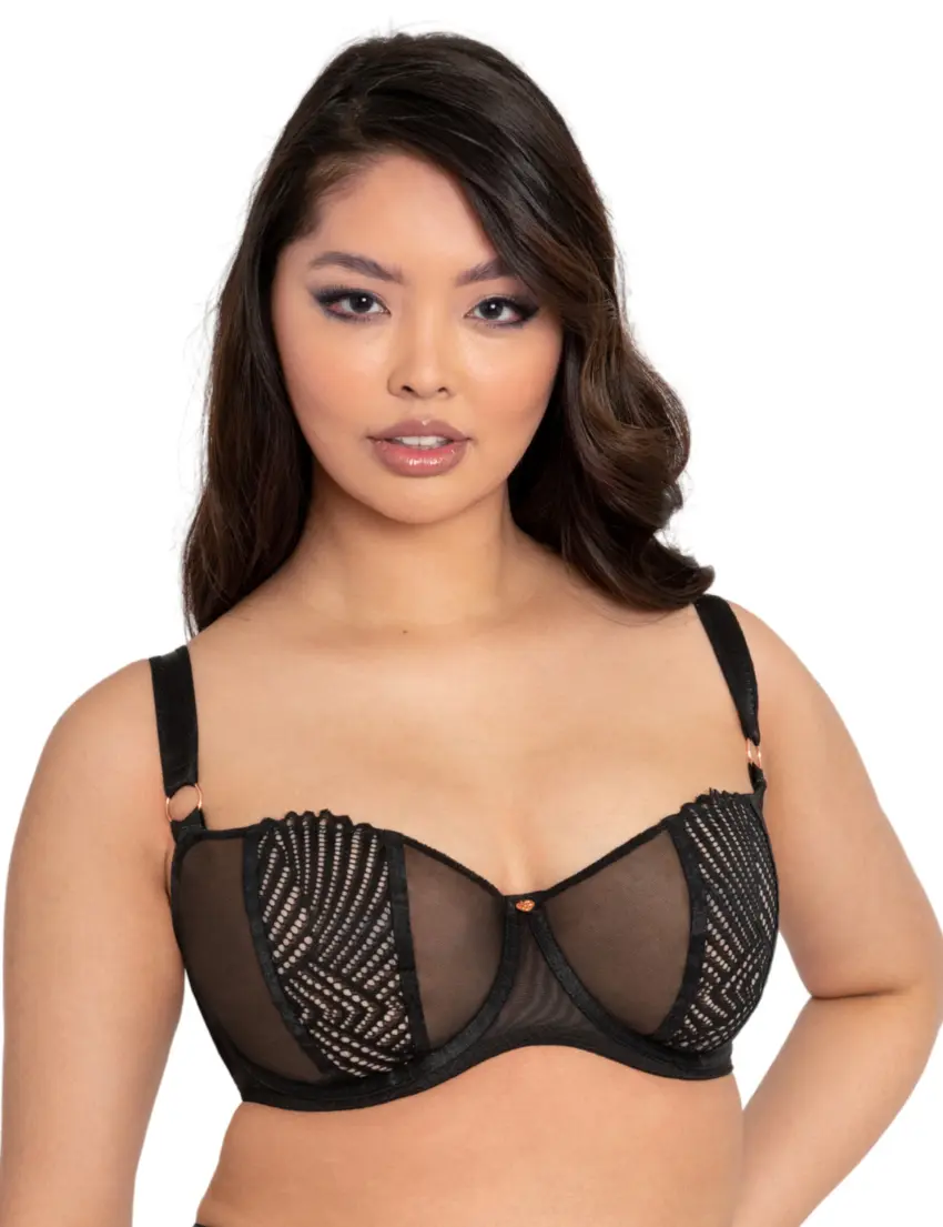 ST019100 Scantilly by Curvy Kate Authority Balcony - ST019100 Black