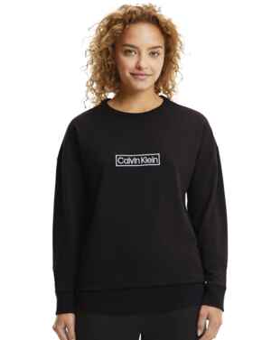 Calvin Klein Reimagined Heritage Loungewear Long Sleeve Sweatshirt Black