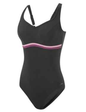 Speedo Contourluxe One-piece Swimsuit Black/Purple