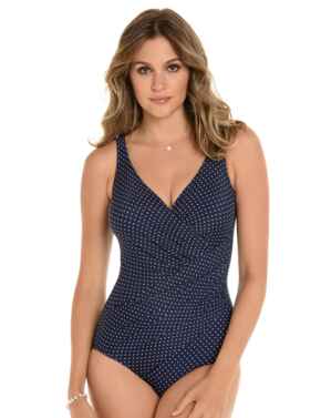 Miraclesuit Pin Point Swimsuit Midnight