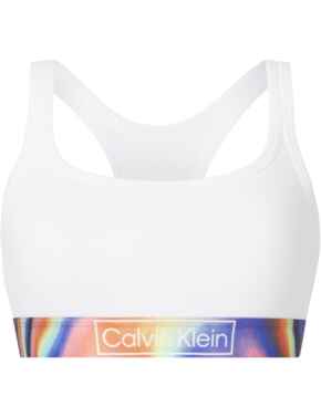 Calvin Klein Reimagined Heritage Pride Unlined Bralette White