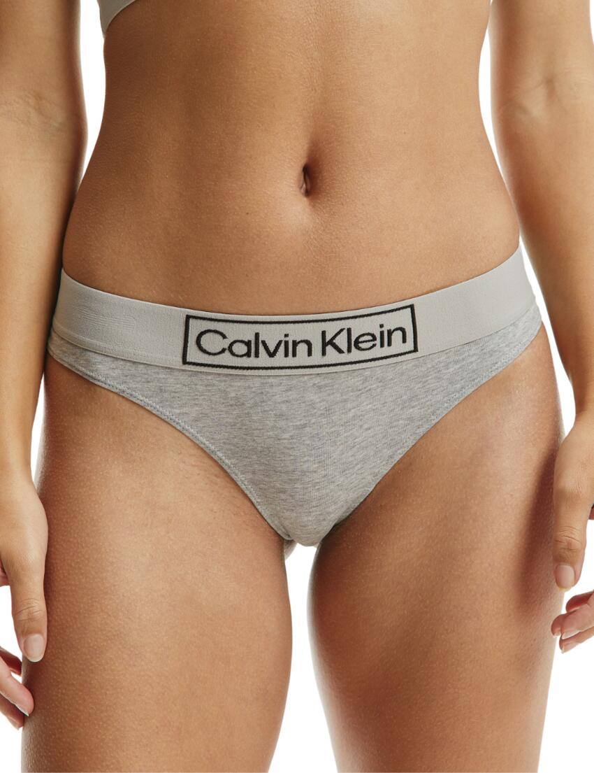 Calvin Klein Reimagined Heritage string thong in cyber green - LGREEN