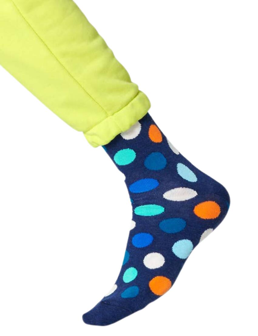 Happy Socks Big Dot Sock Blue 