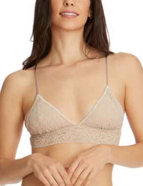 Hanky Panky Signature Lace Padded Triangle Bralette Chai