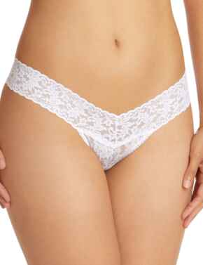 Hanky Panky Signature Lace Low Rise Thong 3 Pack White 
